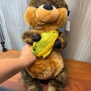Fiesta beaver otter fish brown stuffy animal